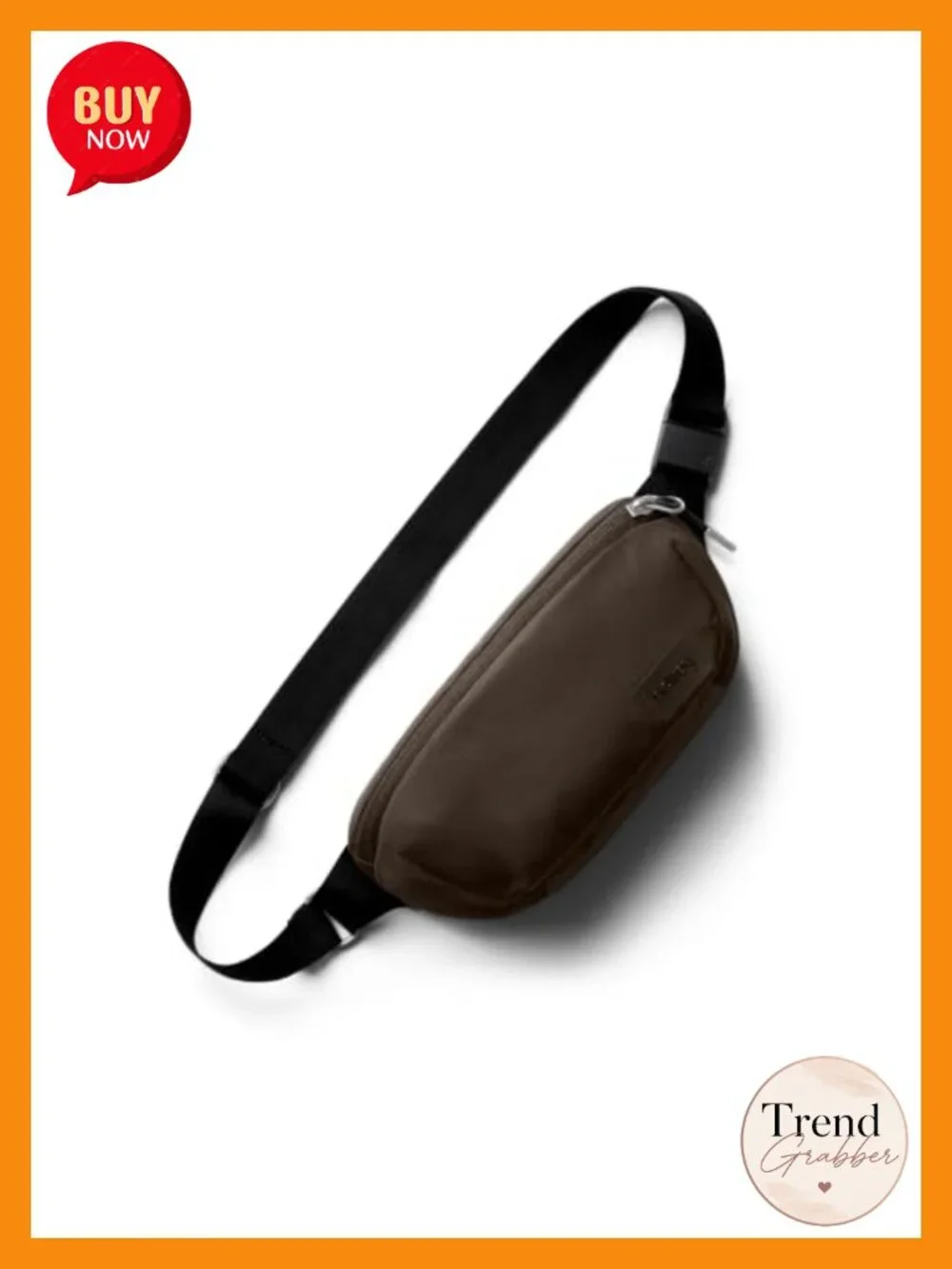 Versatile Crossbody Sling Bag with Magnetic Clasp - Waterproof Nylon